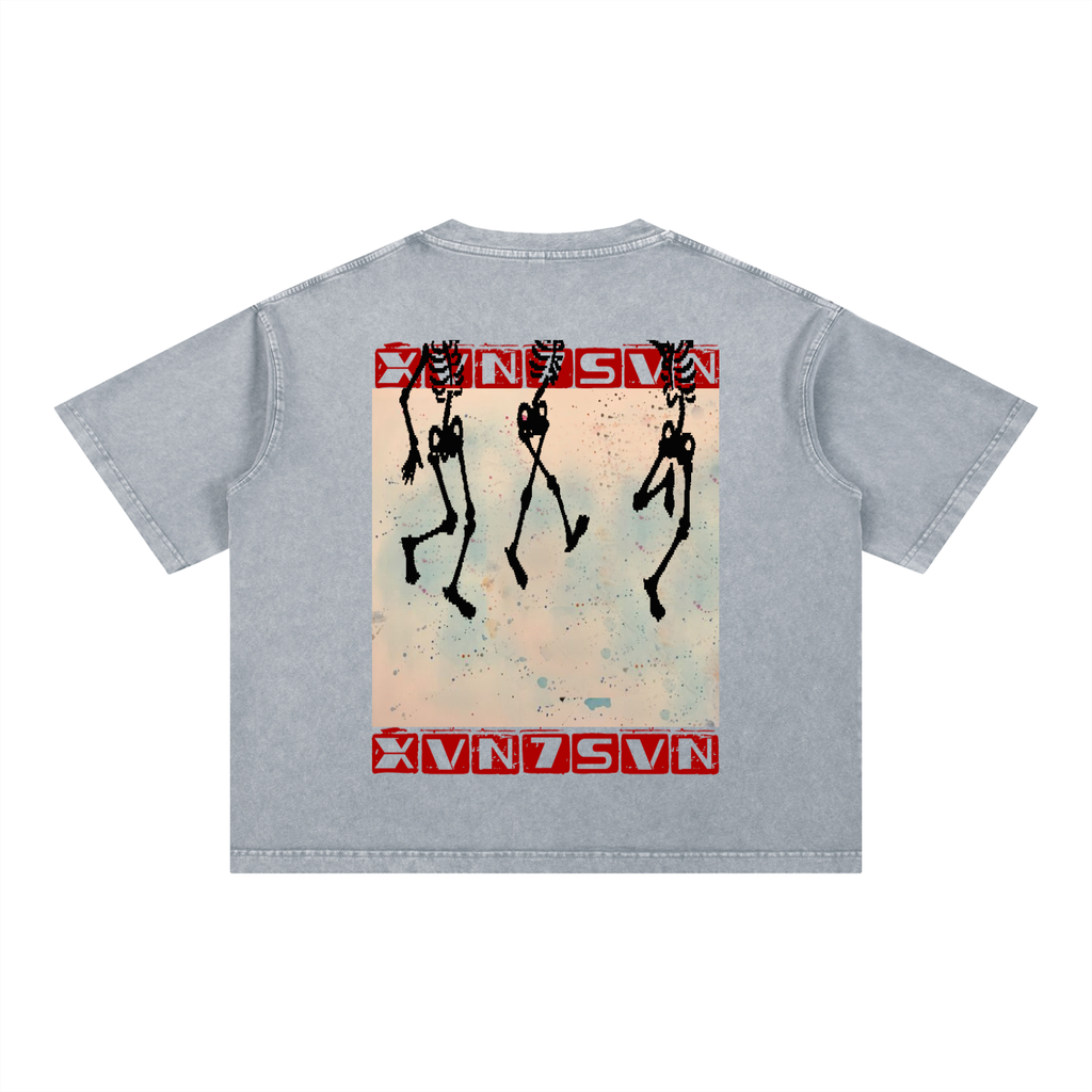 Mineral Wash Boxy Cotton T-Shirt