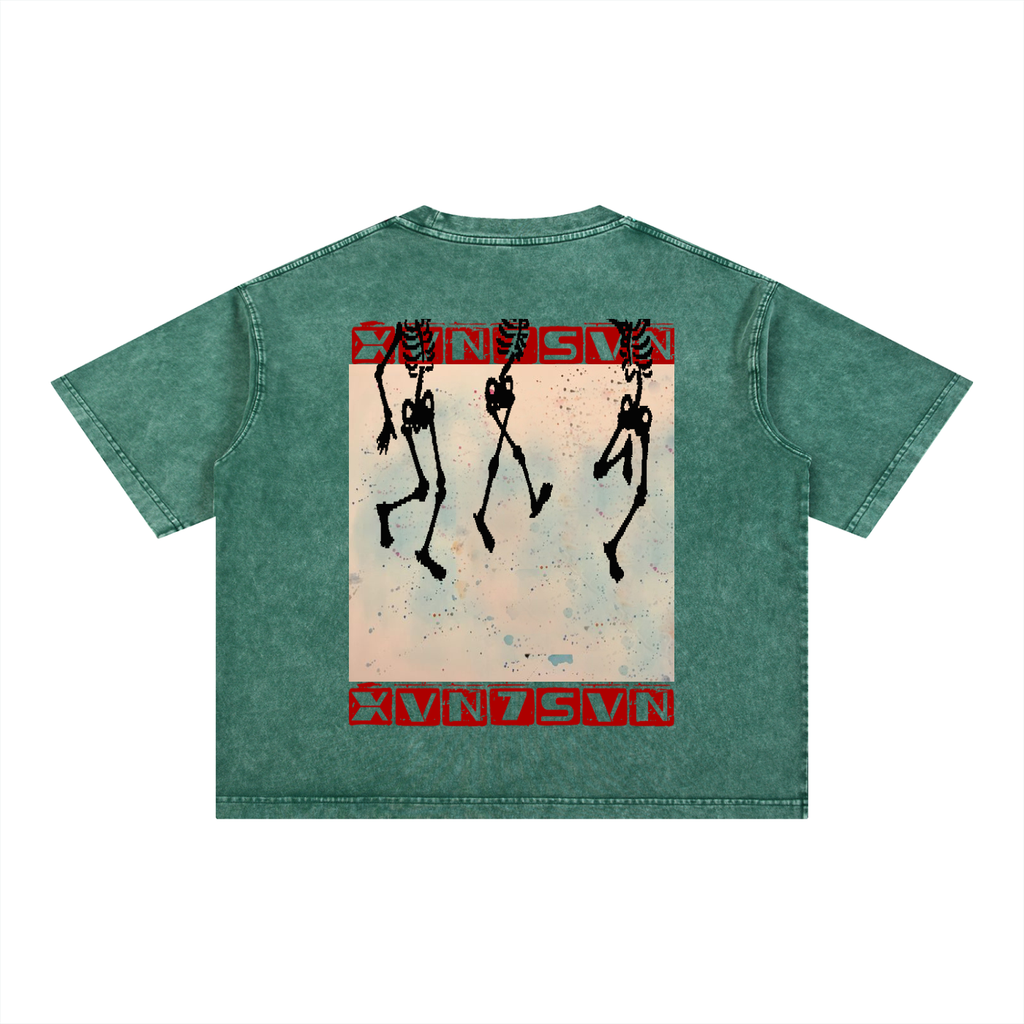 Mineral Wash Boxy Cotton T-Shirt
