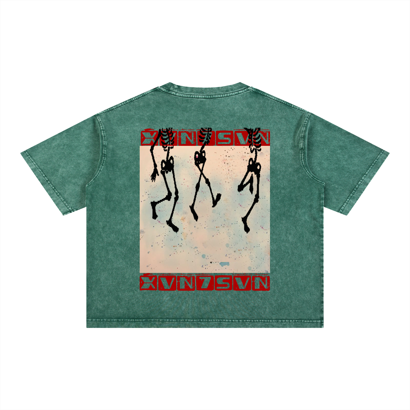Mineral Wash Boxy Cotton T-Shirt