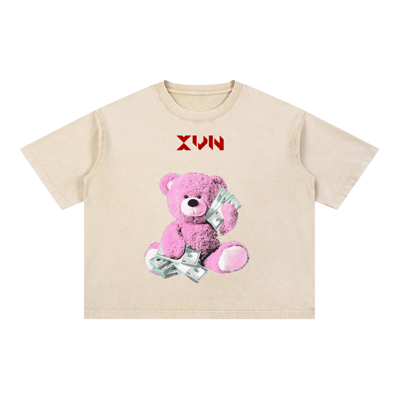 Mineral Wash Boxy Cotton T-Shirt