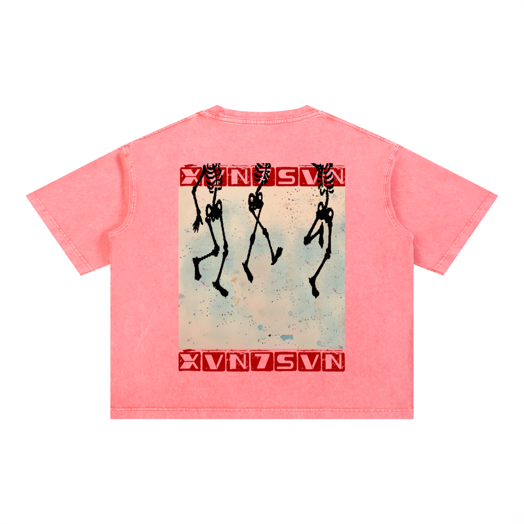 Mineral Wash Boxy Cotton T-Shirt