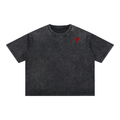 Mineral Wash Boxy Cotton T-Shirt